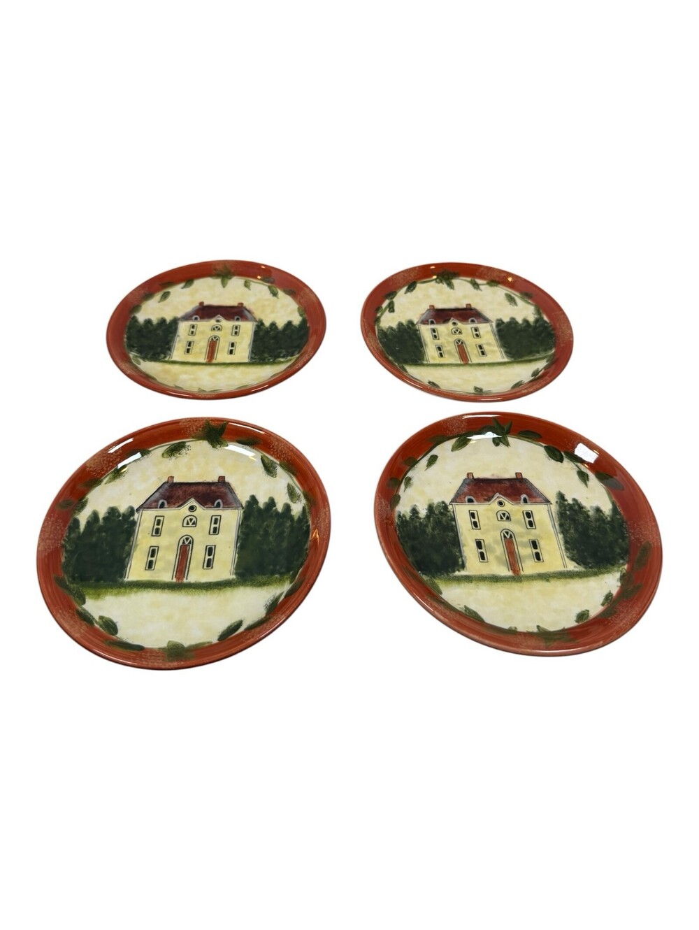 Certified International Susan Winget 5" Plates Set of 4 Country Home